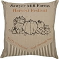 thumbnail image 1 of Sawyer Mill Coussin de Festival Récolte de Charbon 18x18, 1 of 2