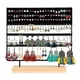 thumbnail image 2 of Earring Stand Display Stand 3 Tier Jewelry Organizer With Wooden Base, 2 of 5