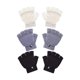 thumbnail image 1 of wonima44 3 Pairs Kids Fingerless Mittens Convertible Flip Top Gloves Children Soft Knitted Gloves for Boys Girls, 1 of 1