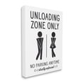thumbnail image 3 of Stupell Industries Unloading Zone Witty Bathroom Symbols Casual Sign Graphic Art Gallery Wrapped Canvas Print Wall Art, Design by Lettered and Lined, 3 of 7