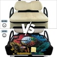 thumbnail image 4 of Uorisanigo Universal Golf Cart Seat Covers Thick Non-Slip Golf Cart Seat Towel Blanket Inked Golf Ball Print Golf Cart Accessories for EZGO, Yamaha, Club Car and Other 2-Seat Golf Carts, 4 of 6