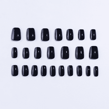 RAGUPEL 24Pcs Fake Nails,Lightweight Acrylic Press On Nails,Reusable Nail Stuff