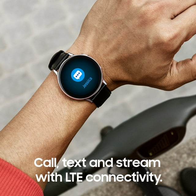 SAMSUNG Galaxy Watch Active 2 Aluminum Smart Watch (44mm) - Aqua Black - SM-R820NZKAXAR