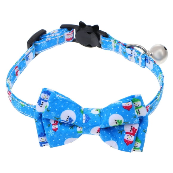 Collar de gatito, collar de pajarita para gato, accesorio para fotos de gato, collar de muñeco de nieve para gato