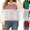 thumbnail image 3 of ZunFeo Womens Oversized Green Color Block Hoodie with Cable Knit and Raglan Sleeves,Size M, 3 of 6