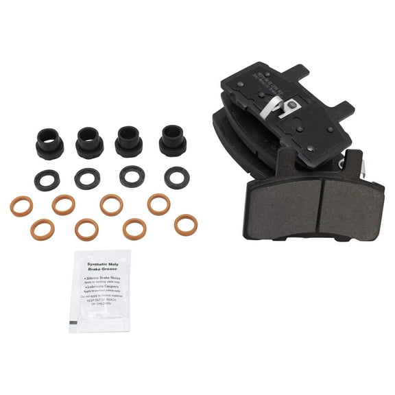 TRQ Front Posi Metallic Disc Brake Pads Kit for Chevy GMC C/K Truck New BFA73675 Fits select: 1998-1999 CHEVROLET TAHOE, 1994-1999 DODGE RAM 2500