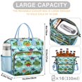 thumbnail image 5 of Light Blue Dinosaur Landscape Pattern Womens Lunch Box for Work,Insulated Large Lunch Bag for Tween and Teen,Loncheras Para Mujer,Leakproof Adult Lunch Bag for Work,Beach,Travel,Picnic,Camping, 5 of 7