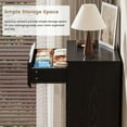 thumbnail image 6 of Winkalon 6 Drawer Dresser for Bedroom, Chest of Drawers Wood Storage Cabinet for Living Room,Black, 6 of 8