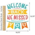 thumbnail image 5 of Big Dot of Happiness Welcome Back - Outdoor Lawn Sign - We Missed You Yard Sign - 1 Piece, 5 of 8