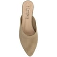 thumbnail image 5 of Journee Womens Aniee Slip On Almond Toe Mule Flats, Widths Available, 5 of 9