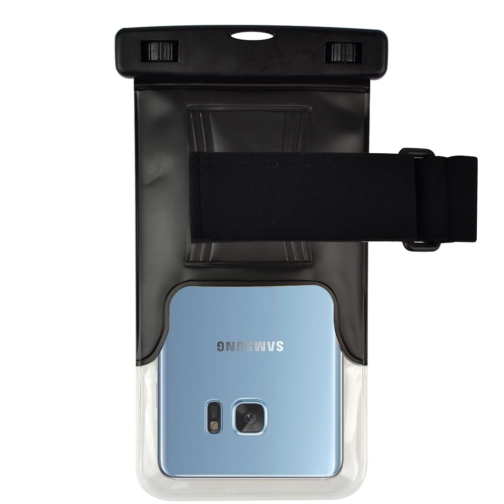 Sumaclife Universal Protective Waterproof Carrying Phone Pouch (up to 6.5 inch phones) + Extendable Wireless Selfie Stick Combo