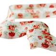 thumbnail image 3 of The Pioneer Woman Vintage Floral White Double Fold Cotton Bias Tape Ribbon, 7/8" x 25 Yards, 3 of 5