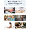 thumbnail image 2 of Athlemo Mens & Womens Ankle Loose Fit Diabetic Socks, Soft, Seamless Toe, Wide Stretchy, Non-Binding Top, 12 Pairs, 2 of 7