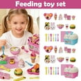 thumbnail image 2 of Ensemble de Jouets de Jeu de Rôle Pudding Fraise, Plastique, pour Enfants, Entraînement à la Motricité Fine, 2 of 8