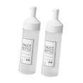 thumbnail image 4 of 2 botellas dispensadoras de condimentos para decorar panqueques y galletas con aceite y aderezo en escala. 6x6x225 cm 350 ml, 4 of 9