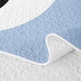thumbnail image 5 of meiyoeat Simple 8 Ball Quilt Full for Girls, Blue Cartoon Billiards Full Bedspread Sets, 3 Pieces, 1 Comforter and 2 Pillowcases, 5 of 7