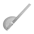 thumbnail image 1 of 145mm Stainless Steel 180 Protractor Angle Meter Measuring Ruler Rotary Mechanic Tool Ruler ,Water-Proof & Dust Resistant, 1 of 7