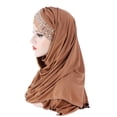 thumbnail image 4 of Womens Scarf Scarves for Women Lightweight Women Hat Ruffle Cancer Chemo Turban Wrap Cap Scarf Shawl, 4 of 7