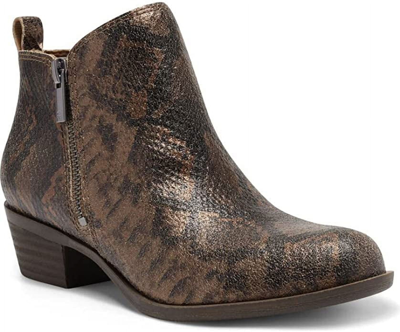 Lucky hotsell snakeskin booties