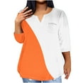 thumbnail image 2 of New Women Summer Tops 2024 Plus Size Fashion Sexy V-Neck Blouse Casual Loose Long Sleeve Blouse Gift for Women Clearance Under 10$!, 2 of 5