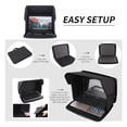 thumbnail image 3 of Laptop Sun Shade,Lightweight Laptop Sun Glare Shield Privacy Cover for Working Outside,Computer Privacy Hood Foldable and Portable Shield Cover Computer Hood Outside Glare 12-14''Pat, 3 of 5