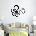 thumbnail image 6 of Wall Sticker Decal,Circles 3D Modern Mirror Wall Clock Watches Stickers Decals Home Room DIY Decors, 6 of 7
