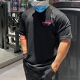 thumbnail image 5 of Camiseta de algodón con mangas cortas para hombre, pantalón corto informal ANTI CARDIO, para gimnasio, Fitness, entrenamiento masculino, camisetas estampadas, última novedad, ropa de moda para mujer, 5 of 5