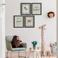 thumbnail image 3 of Aingg 4Pcs Vintage Nursery Boys Kid Play Room Brown Wall Art Decor, Long Live Boyhood Retro Woodland Animals Posters for Kids Nursery Toddler Room Playroom, Unframed, 3 of 6