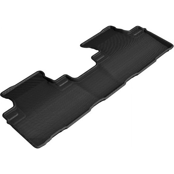 3D MAXpider All-Weather Floor Mats for Lexus RXL 2018-2020 Custom Fit Car Floor Liners, Kagu Series (2nd Row, Black)