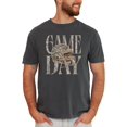 thumbnail image 2 of Game Day Camo Football Helmet Shirt for Men Women & Teens Distressed Ink-Printed Comfort Colors Tee - Pepper Shirt, Medium, 2 of 8