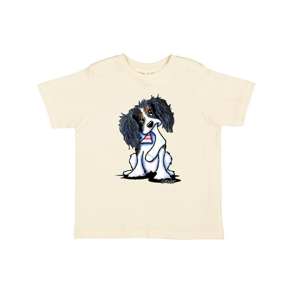 Inktastic Tri Color King Charles Spaniel Boys or Girls Toddler T-Shirt
