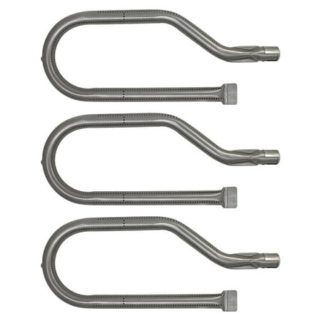 

3-Pack BBQ Gas Grill Tube Burner Replacement Parts for Nexgrill 720-0021 - Compatible Barbeque Stainless Steel Pipe Burners