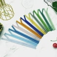 thumbnail image 2 of 20Pcs Coloful Reusable Glass Straws 8mm Drinking Straws For Smoothie Milkshake Tea Juice Cocktail Straws with 4Pcs Clean Brush, 2 of 10