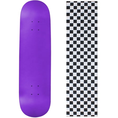 skateboard deck pro 7-ply canadian maple neon purple with griptape 7.5  - 8.5 price history on PriceWatchPro