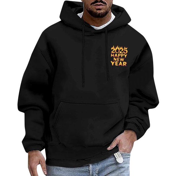 WILLBEST Sudaderas Deportivas Hombre 2025 Tendencia Hombres y Mujeres con El Mismo Año Sudadera con Capucha Casual Deportes Moda Año Indispensable Top Chica