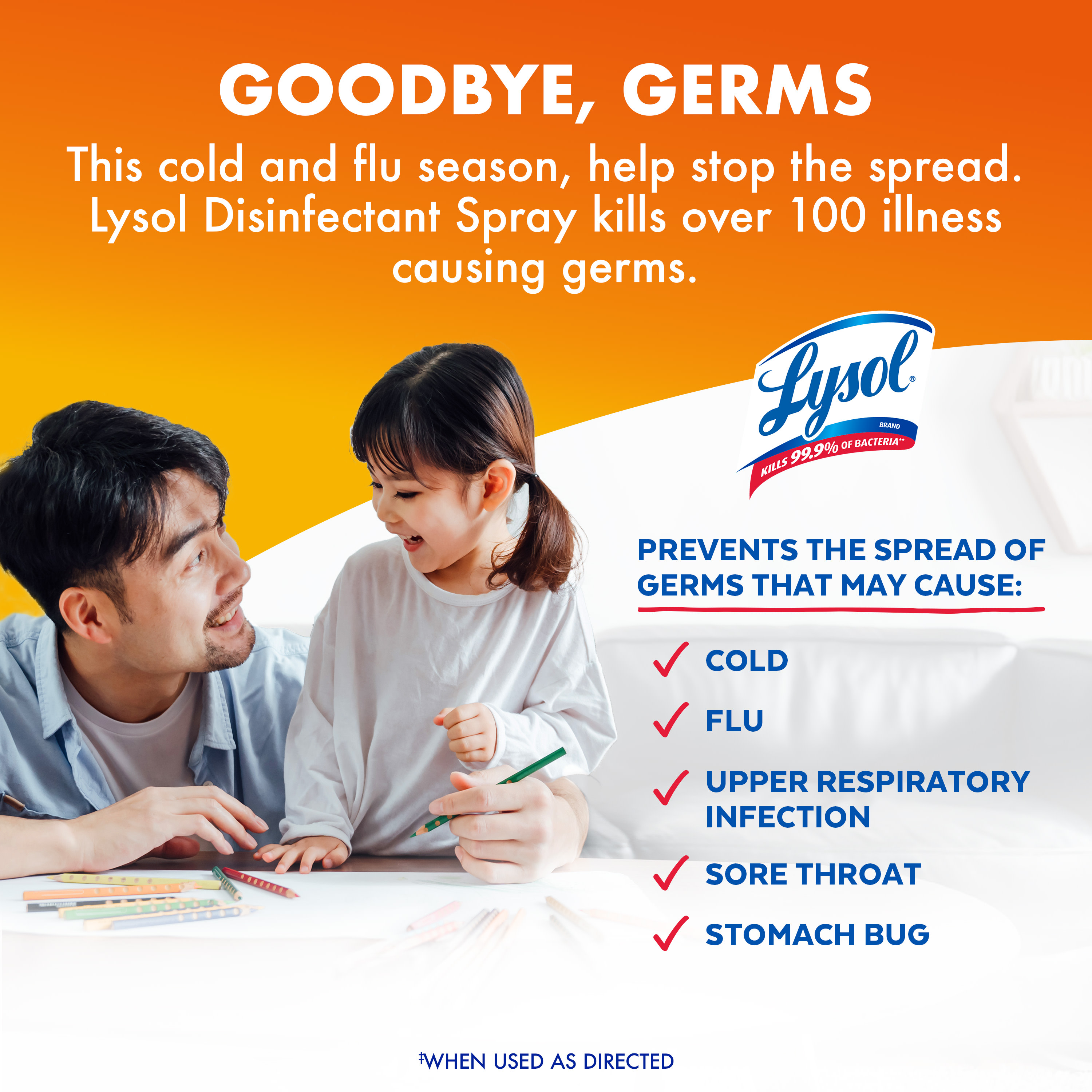 Lysol Disinfectant Spray, Mango & Hibiscus, 19 oz photo 5