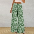 thumbnail image 6 of QATAINLAV Womens Wide Leg Palazzo Pants Boho Floral 2025 Summer Beach Pant Flowy Casual Lounge Trousers for Vacation Clothes Multicolor XL, 6 of 7