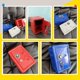 thumbnail image 4 of KAIYANG Caja de seguridad de metal para niños, alcancía, caja de seguridad para guardar dinero, caja de seguridad con cerradura, alcancía de escritorio para niños, color rojo, 4 of 5