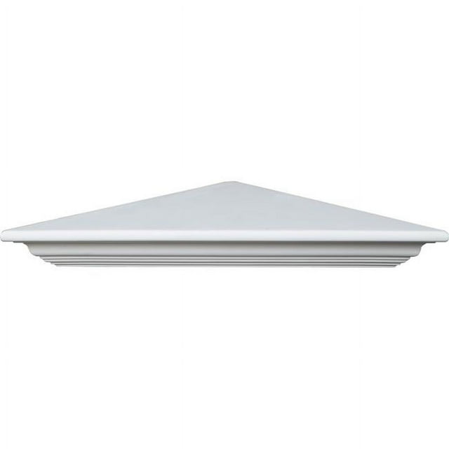 Ekena Millwork SH23X16X04CL Étagère d'Angle Classique 22,75 x 16,13 x 4,5 Po
