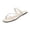 Beige, variant on Women's Sparkling Flat Slide Sandals, Elegant Summer Dressy Slippers (Size 5-11)