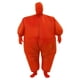 thumbnail image 2 of Disfraz inflable RHYTHMARTS de cuerpo entero para adulto, color rojo, 2 of 9