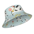 thumbnail image 2 of Kll Cute Cows Bucket Hat For Women Men Packable Travel Beach Sun Hat Outdoor Rave Accessories Reflective Fisherman Cap, 2 of 9