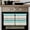 Brown Teal, variant on Teal Brown Striped Kitchen Towels Set of 4, Water Absorbent Dish Towel, Farmhouse Stripes Simple Art Decorative Hand Towels - Quick Drying Cloth for Cooking Baking, 18x28 Inch