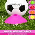 thumbnail image 2 of Conos deportivos GoSports Premium para entrenamiento de agilidad, paquete de 20, 2 of 6