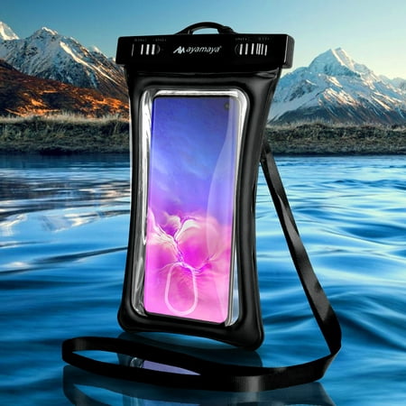 6.5'' Waterproof Floating Phone Case Swim Dry Bag,iClover Touchscreen Strap fr Samsung iPhone for Boating Kayaking Swimming Snorkeling Skiing iPhone 6/6S/7/8 Plus Activities