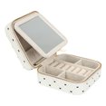 thumbnail image 4 of HDE Girl's Travel Jewelry Case Faux Leather Mini Organizer Box with Mirror Gift - Butterfly, 4 of 7
