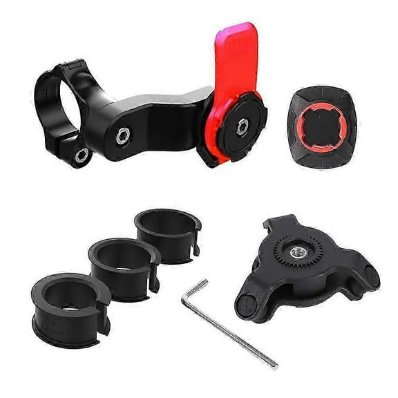 1PC Quad Lock Motorcycle Bike Phone Holder Shock Absorber Phone Bracket Vibration Damper Self Lock A