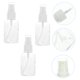 thumbnail image 3 of 6Pcs 50ml Botella de muestra de plástico vacía Contenedor Tarro Vial con tapa abatible Perfecto para emulsión de gel de ducha de agua emoliente (tapas para color Ramdom), 3 of 6