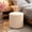 Khaki, variant on EDHITNR All Size Stretch Round Stool Cover Soft Fabric Waterproof Ottoman Slipcover Washable Protector for Vanity Bedroom Living Room