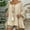 Khaki, variant on MSJUHEG Womens Tops Plus Size Tops For Women Women Plus Size Loose Three Quarter Sleeve Polka Dot O-Neck Pullover Tops Shirt Workout Tops For Women Khaki L
